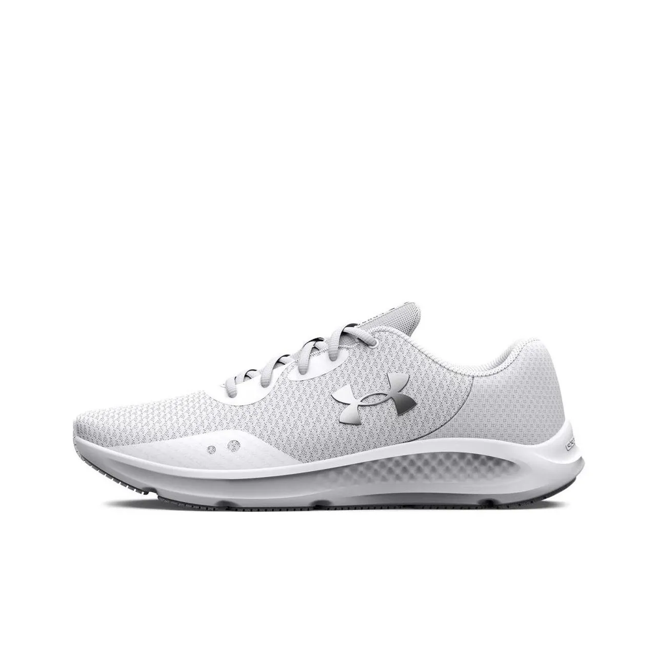 Under Armour Pursuit Амортизация Устойчивый к истиранию Легкий Низкий Топ Беговые кроссовки Мужские Серый Белый