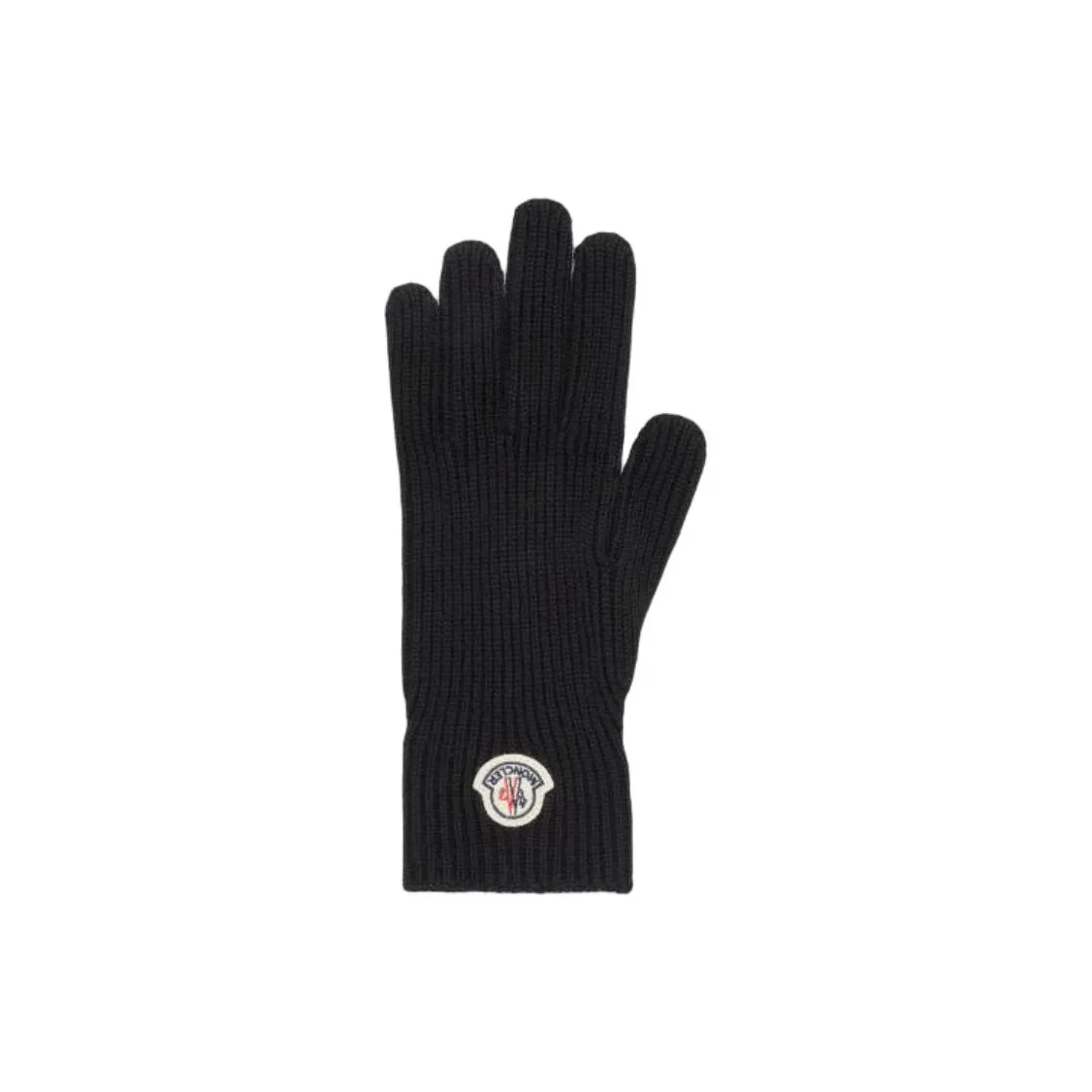 Moncler Logo Patch Knit Gloves