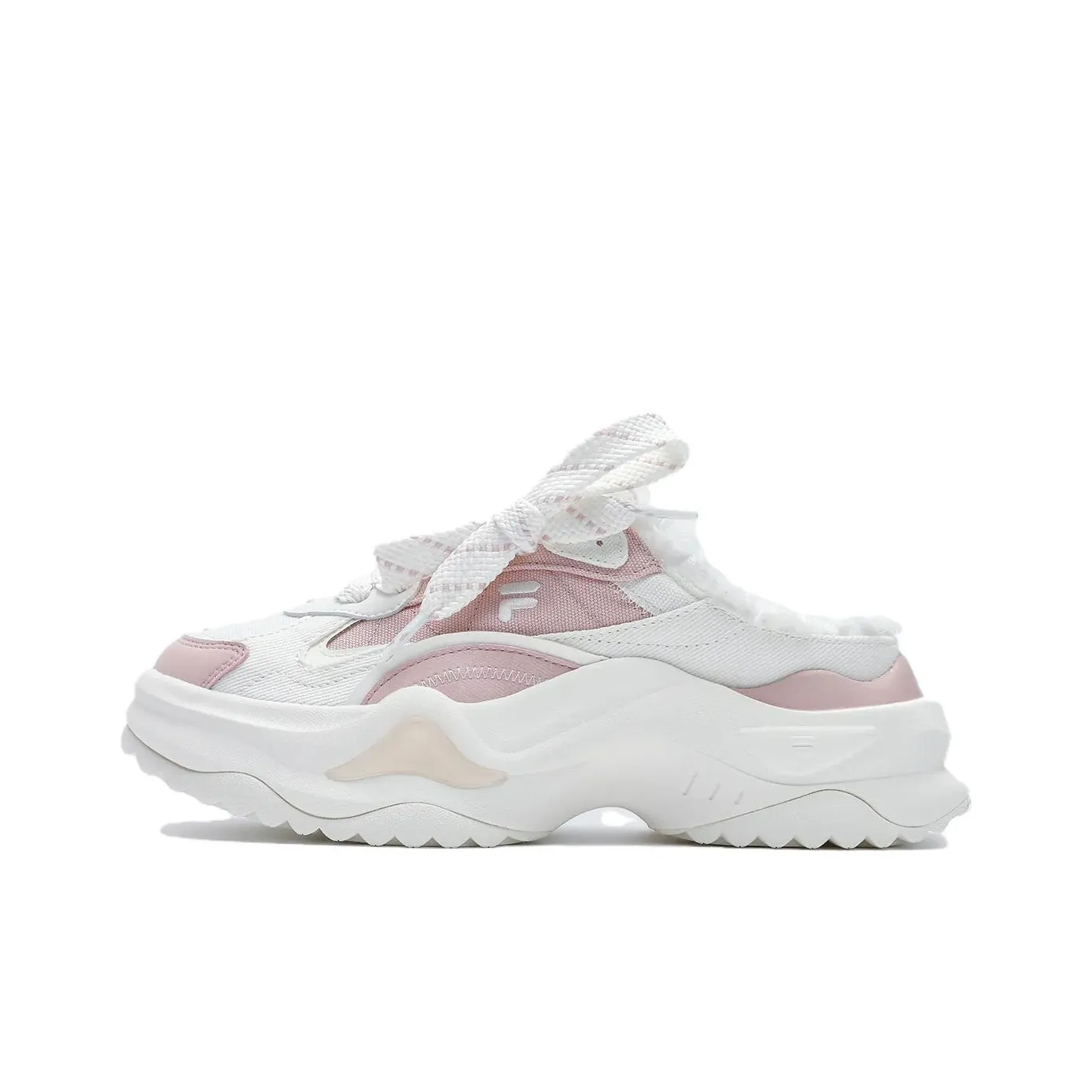 FILA FUSION BIANCO II Closed Toe Slippers Women's White Pink