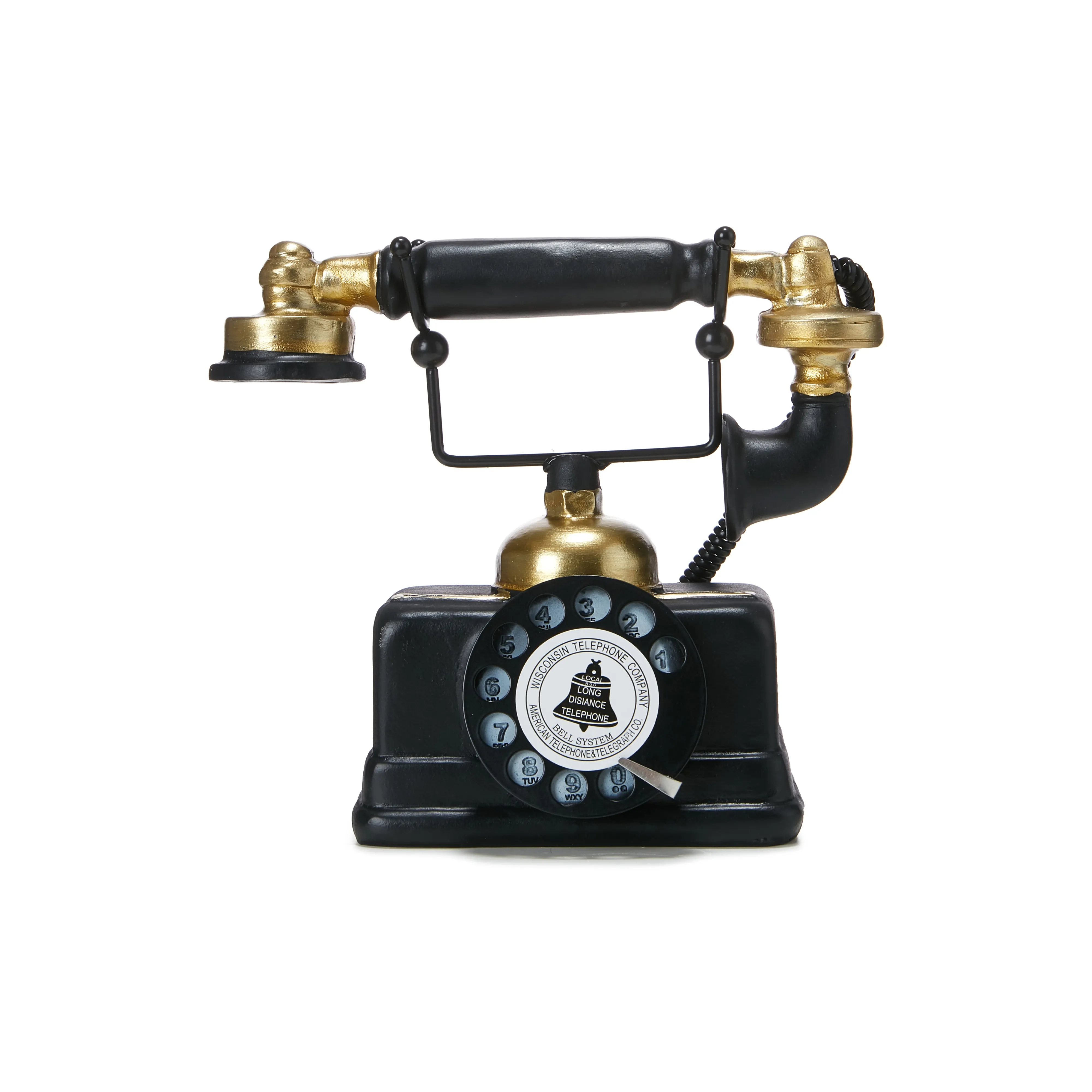 Боул Европейский Винтаж Антиквар Роторный Телефон Хобби Модель Тренд Основанные Продукты