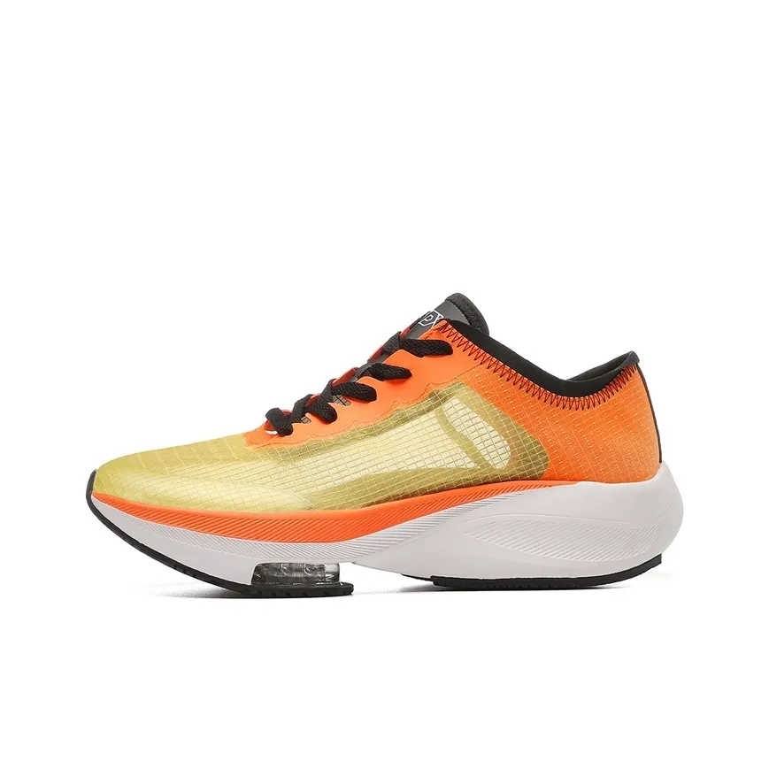 VOIT Амортизация Oтскок Устойчивый к истиранию Легкий Дышащий Низкий Топ Воздушная подушка Беговые кроссовки Унисекс Оранжевый