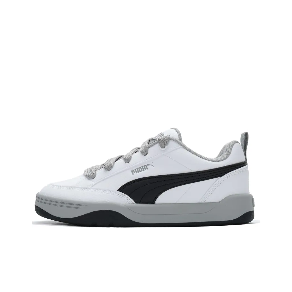 PUMA Park Lifestyle Collection Low Top Skateboard Shoes Unisex Black White