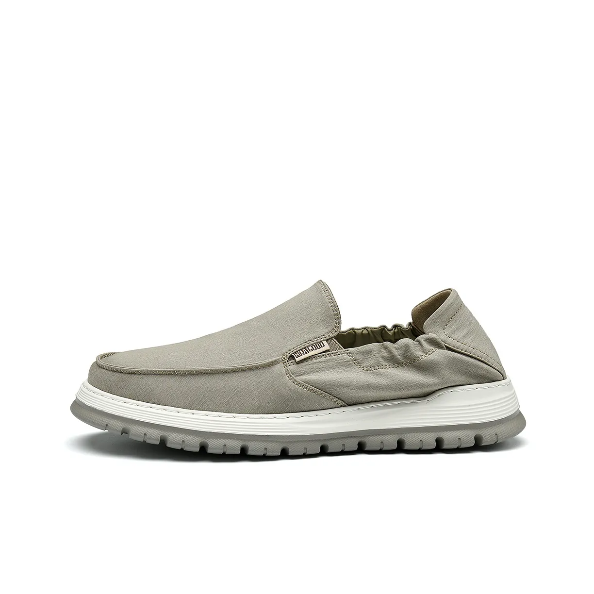 HLA Fashion Breathable Wear-Resistant Casual Shoes Slip-on For Middle-Aged Comfortable Lightweight Fabric Shoes Men's