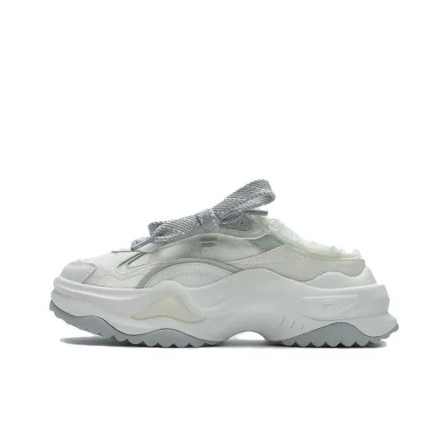 FILA FUSION BIANCO II Домашние тапочки Бело-зеленый Женские