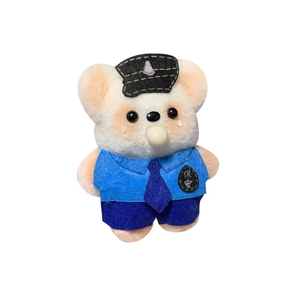 Happy Fish Медвежонок Security Guard Snot Свинья Куклы Плюшевый Брелок 10 см Рекомендуемая Высота