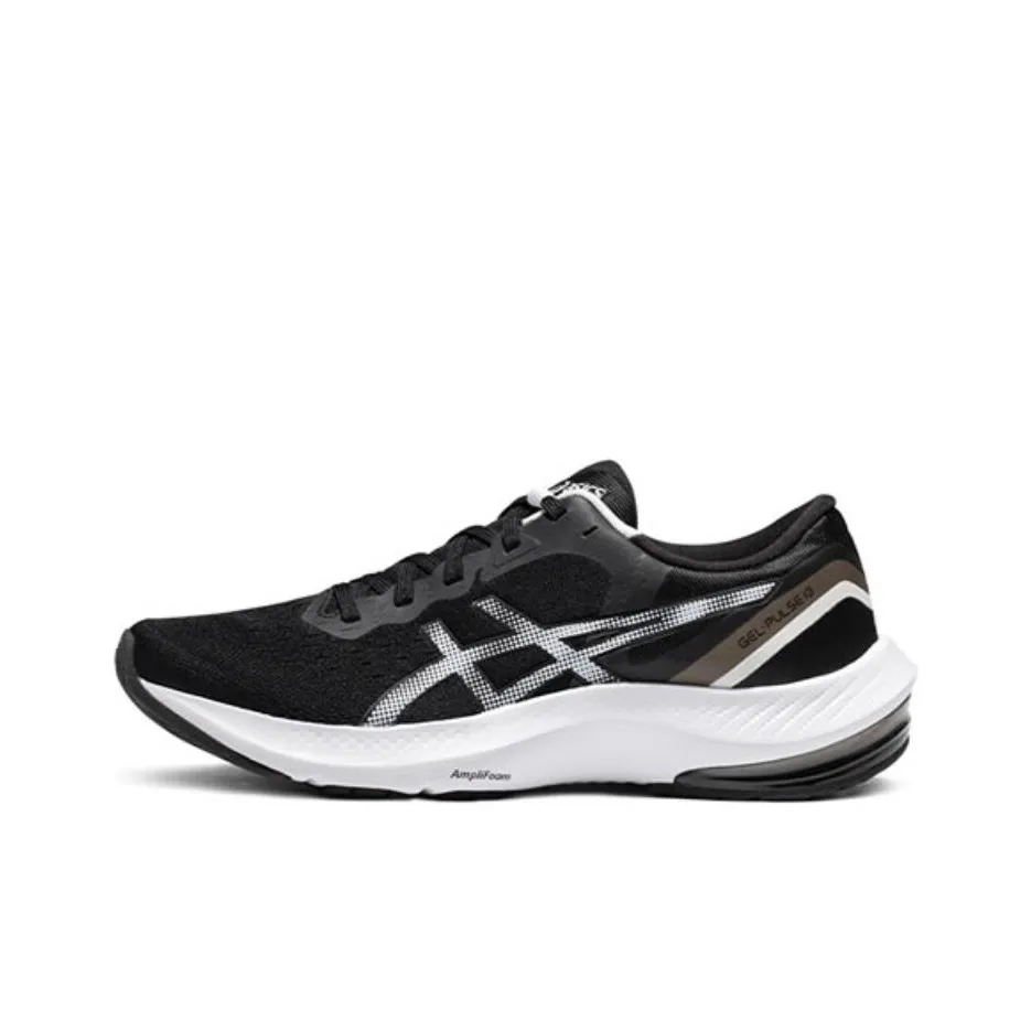 Asics Gel Impulse 13 Low Top Повседневные Беговые Кроссовки Женские Черный Белый Серебряный
