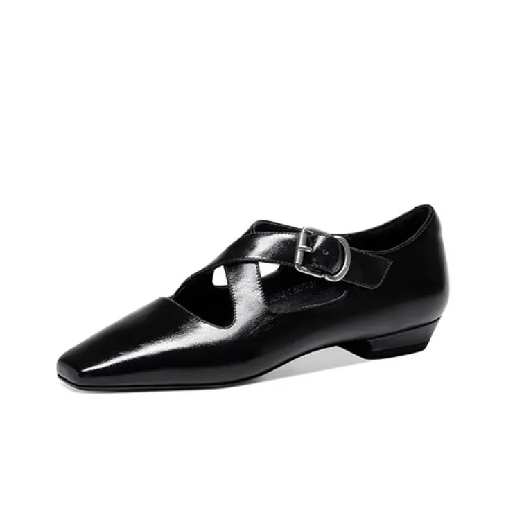 JESSICA SOPHIA Грубый каблук Туфли Мэри Джейн Женские