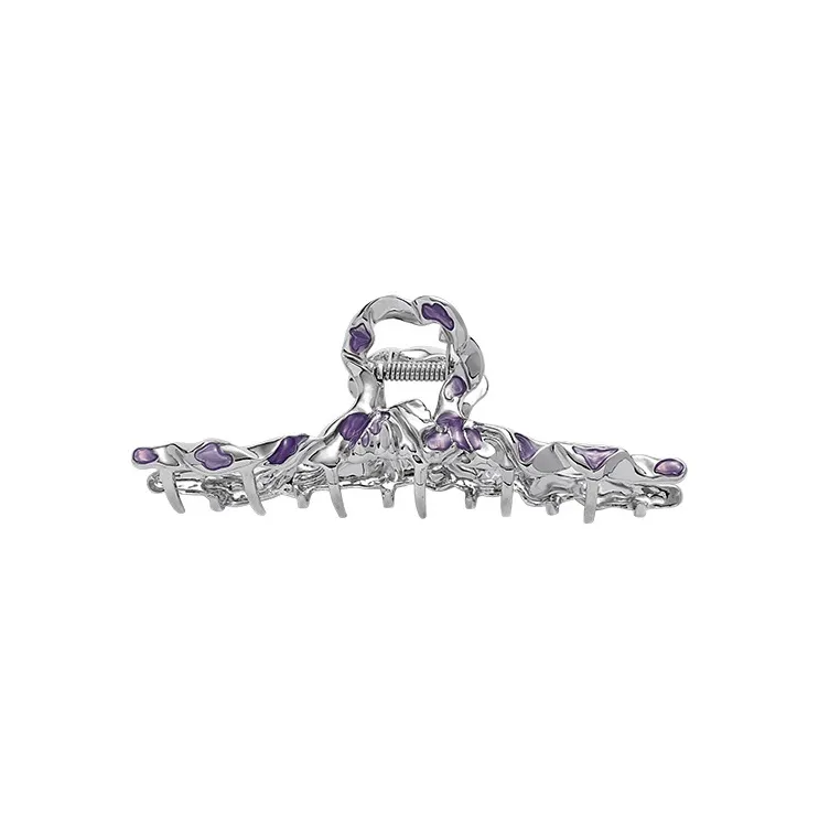MAGICPOLE Alloy Hair Clips Women's Silver