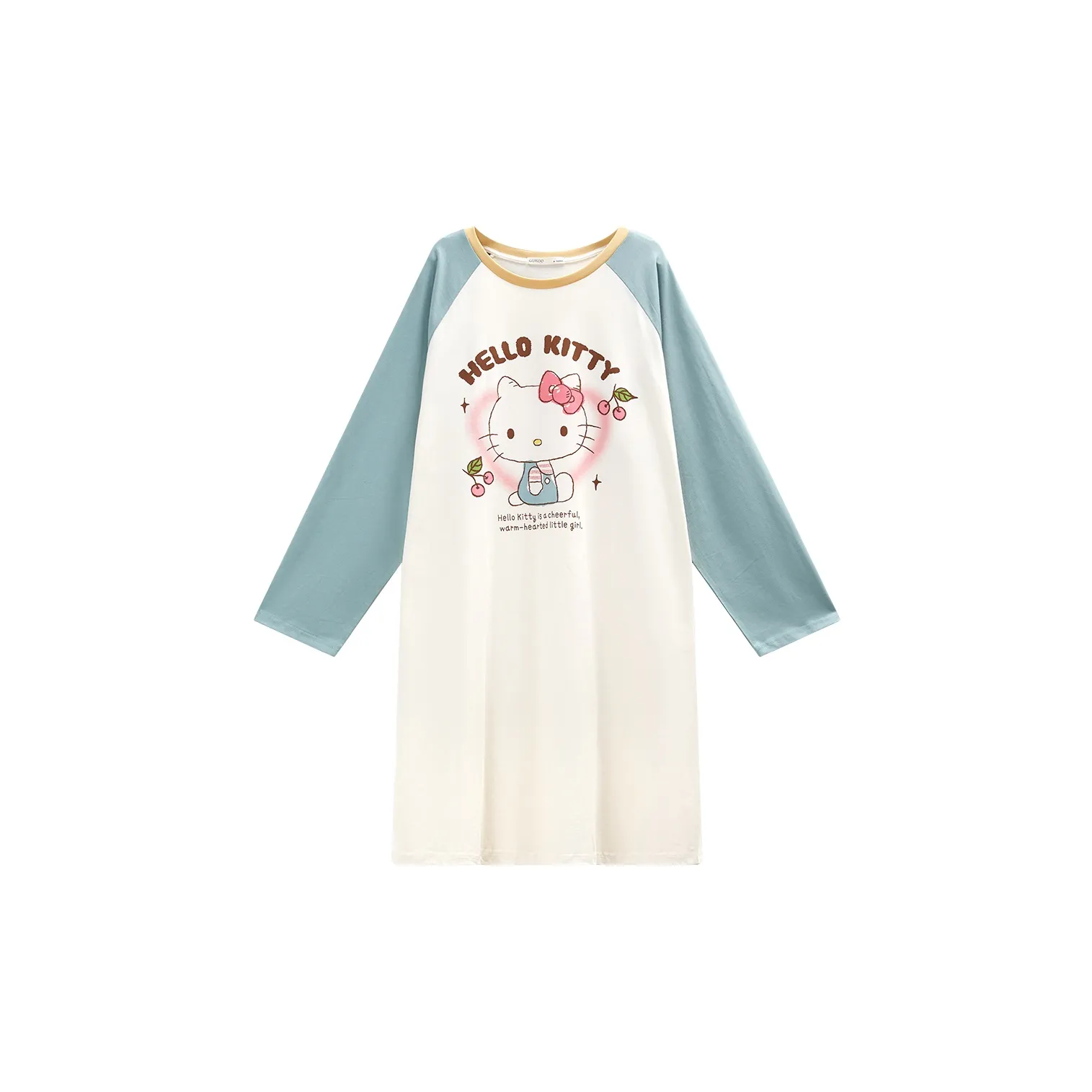 GUKOO x Hello Kitty Nightgown Women's Pearl White