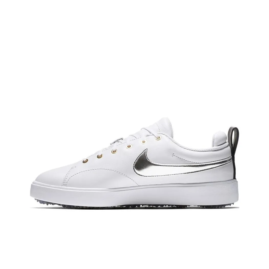 Nike Course Classic Course Classic Cushioning Anti Slip And Wear Resistant Low Top Golf Shoes Men's White Gray
