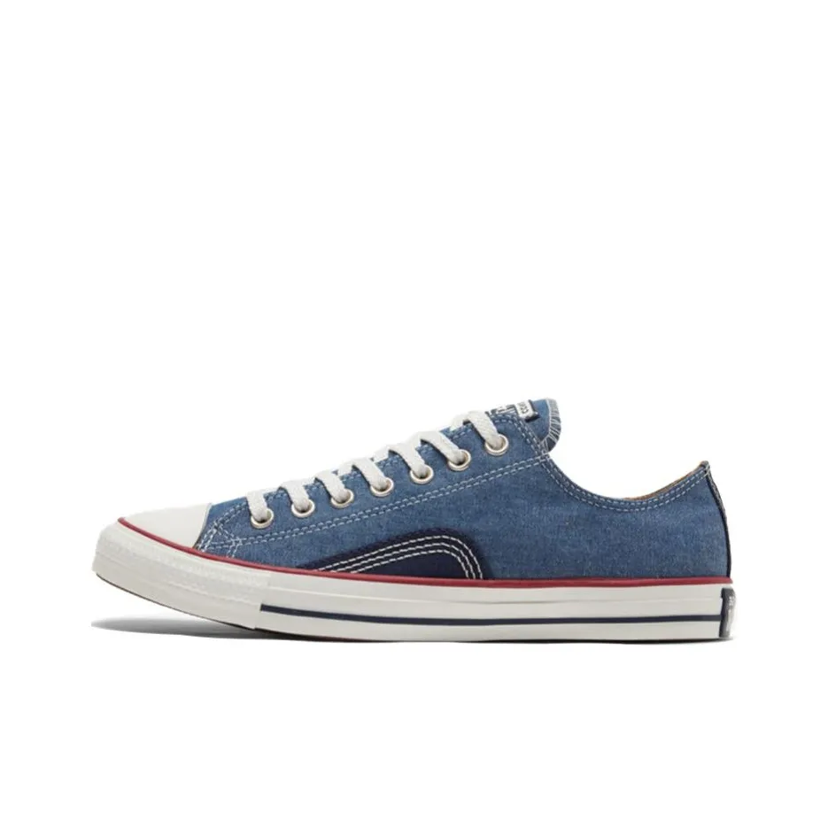 Converse Chuck Taylor All Star Low Топ Кеды Унисекс Темно-синий Пэчворк