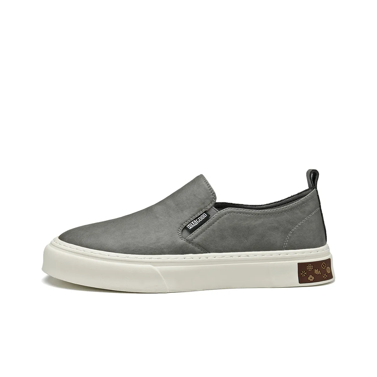 HLA Vintage Platform Slip on Skateboard Shoes For Men, Breathable And Comfortable Casual Shoes Men's