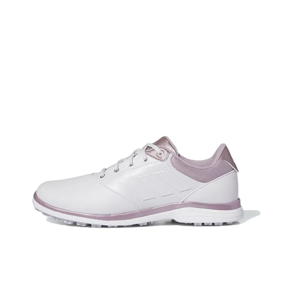 Adidas Alphaflex 24 Traxion Golf Dash Grey Preloved Fig Silver Metallic Women's