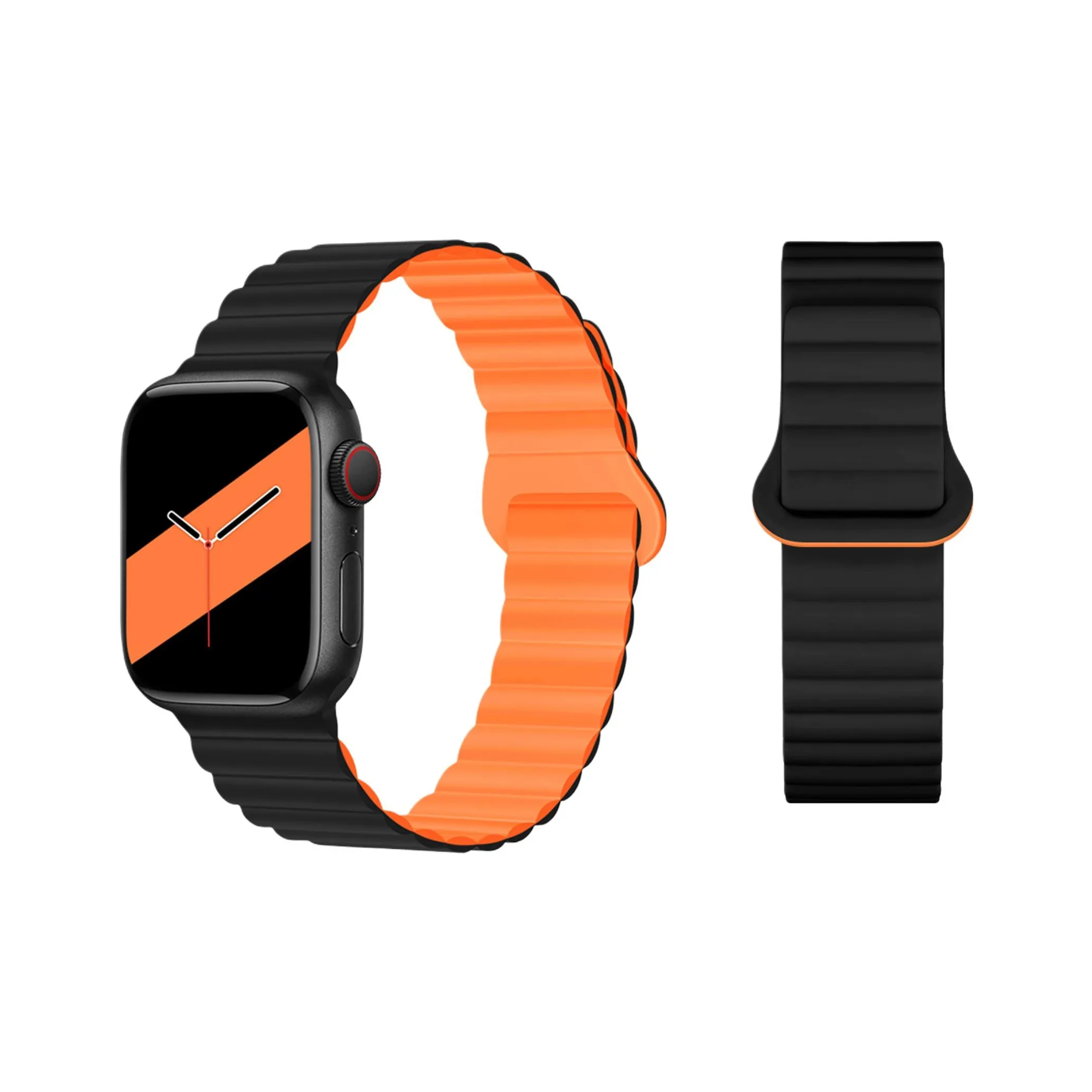 ZHISHENG Strap Apple Compatibility Silicone Material 38/40/41/42/44/45 Universal
