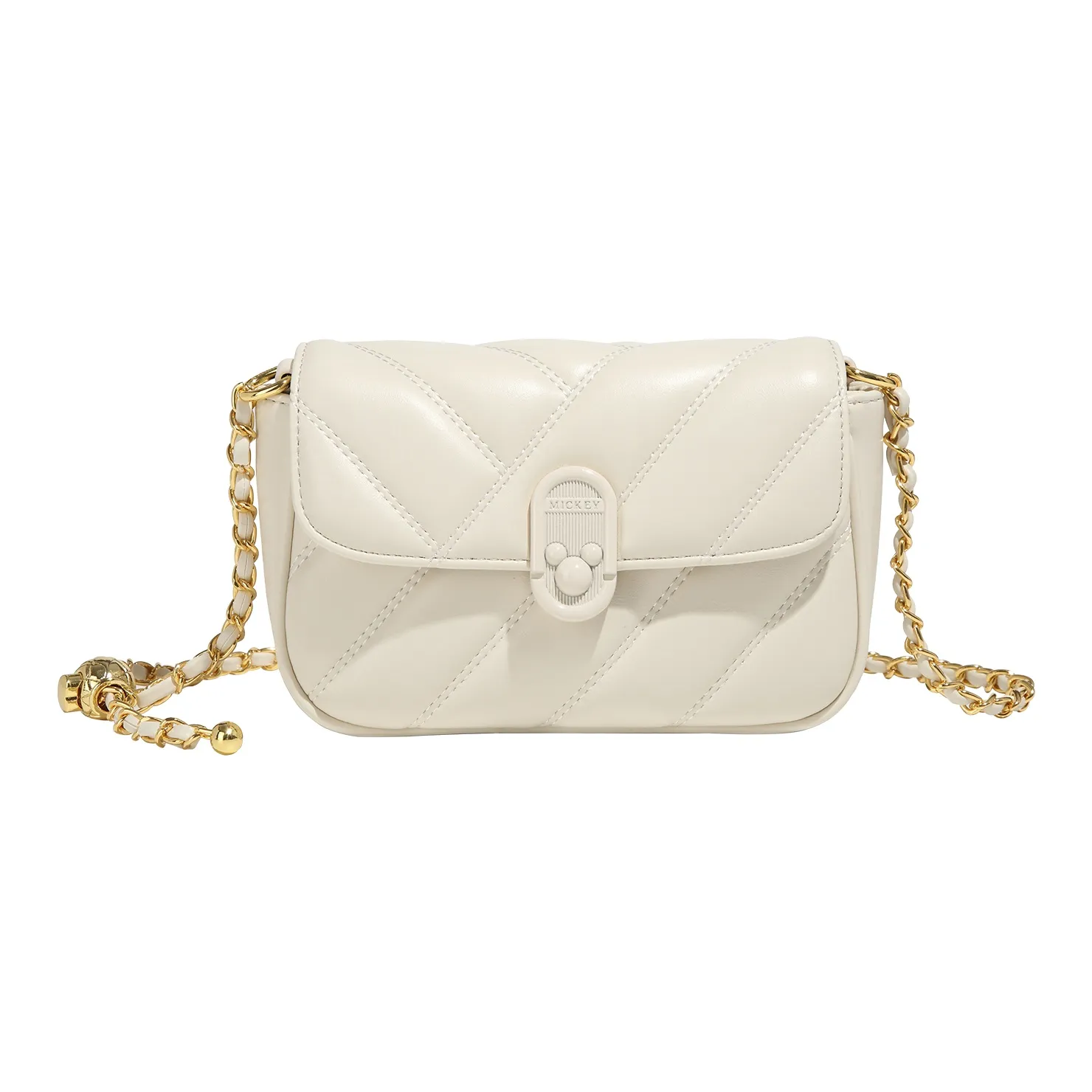 Disney Minnie Series ПУ (полиуретан) Сумка через плечо Женская Экрю Ночной Черный