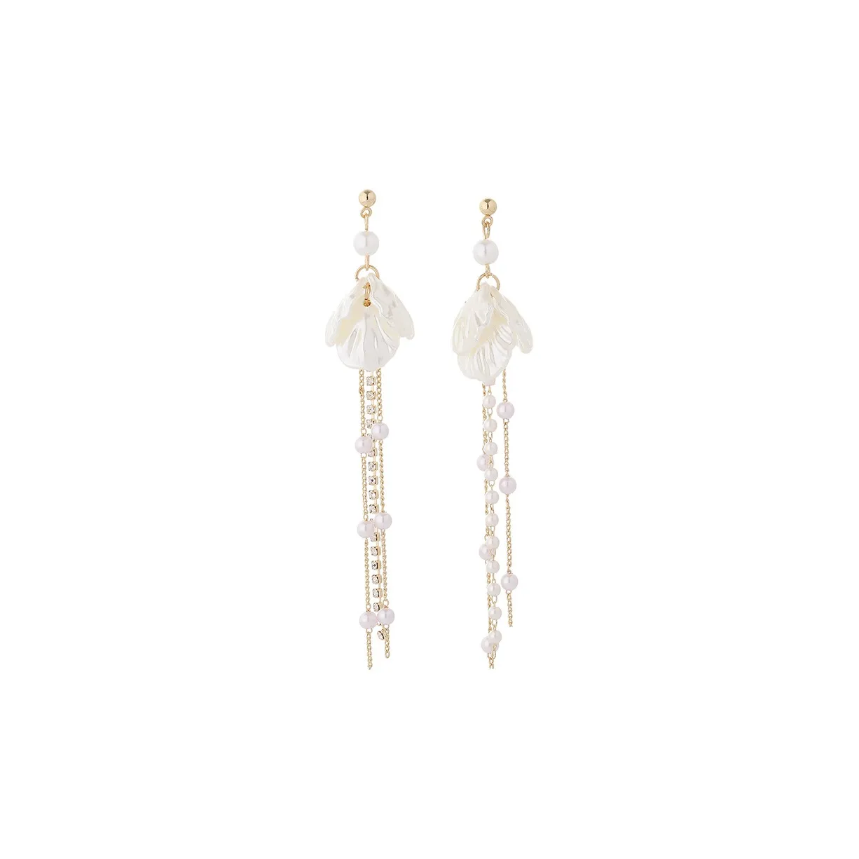 Universe Search S925 Silver Stud Drop Earrings Women's
