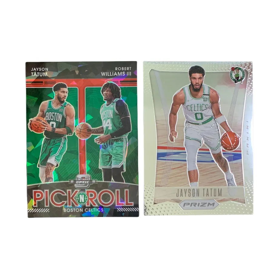 PANINI 2021 22 Celtics, Jayson Tatum, Robert Williams, Iceberg, Tuck+2021 Tatum, Tuck, Total 2 Pc Sports Cards 2 Pcs