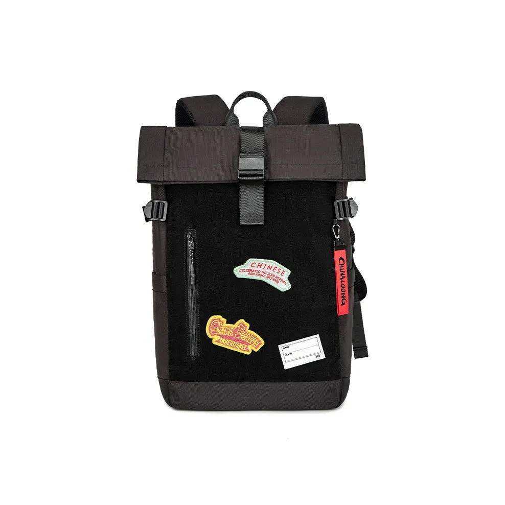HLA Chinese Dragon Series Полиэстер Рюкзак Стандартный Унисекс Черный
