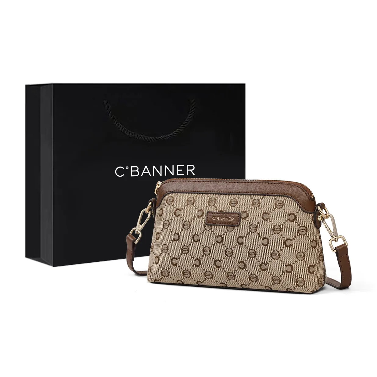 C°BANNER Сумка через плечо из синтетической кожи рюкзак стандартный женский кофейный