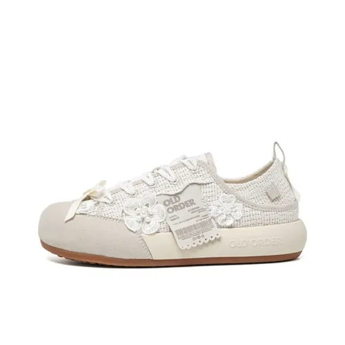 OLD ORDER Кроссовки для скейтбординга Low Top Жасмин Молочно-белый Женские