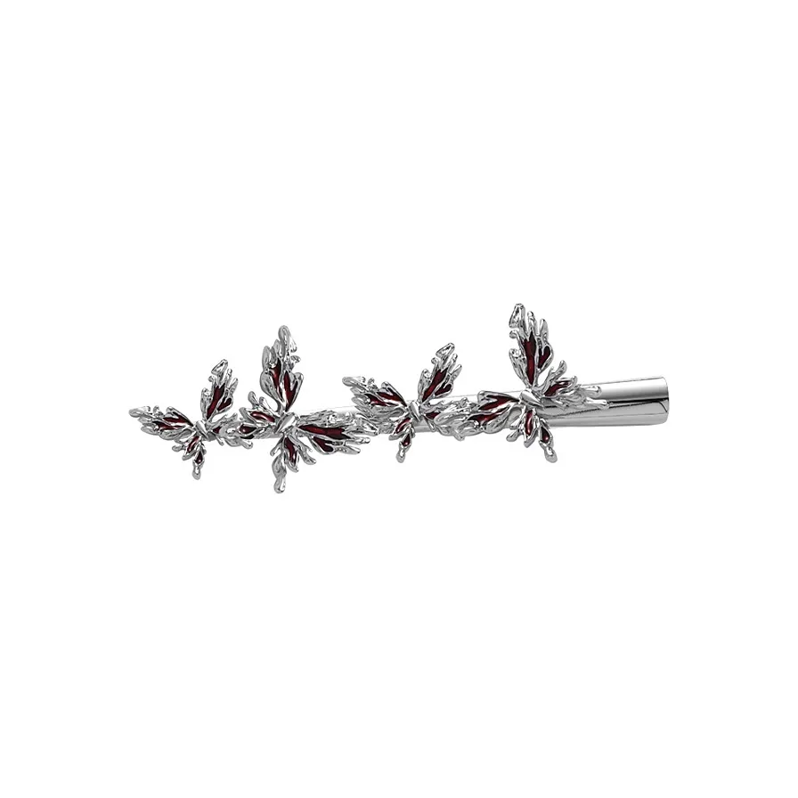 MAGICPOLE Alloy Hair Clips Women's Silver