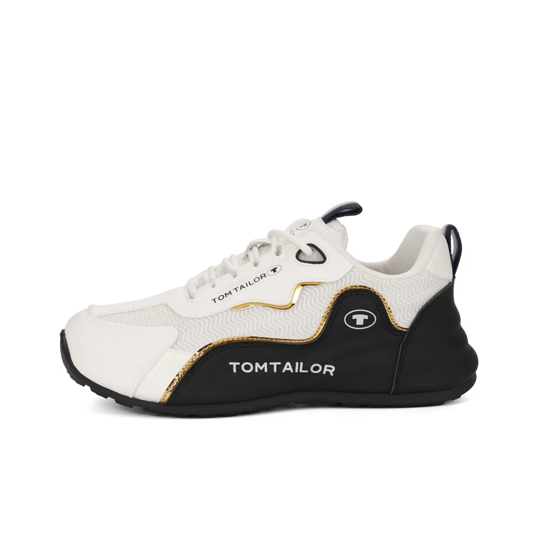 TOM TAILOR Wear-Resistant Breathable Coverage Lightweight Height Increasing Low-Top Casual Shoes Women's