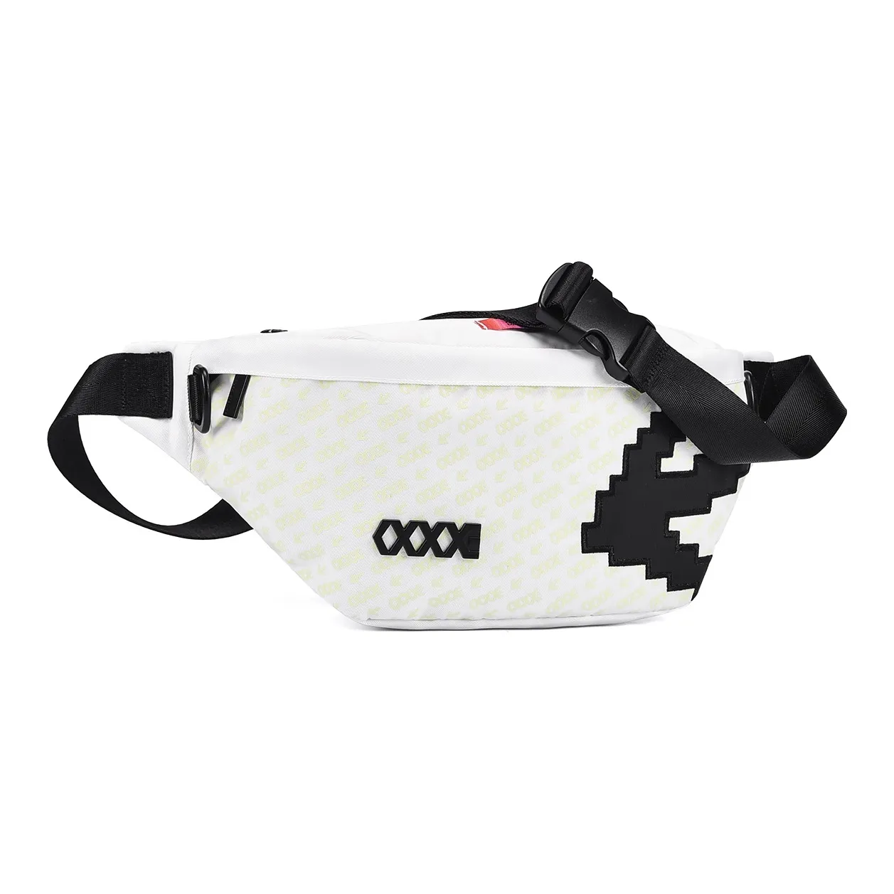 COEXISTENCE Полиэстер Sling Сумка Сумка через плечо Бананка Обычный Унисекс Белый