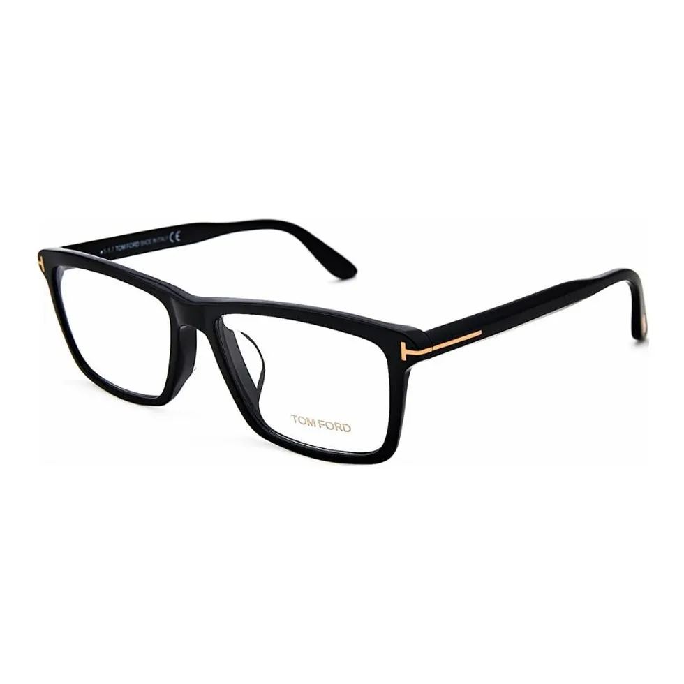 TOM FORD Plate Square Eyeglass Frames Unisex Black