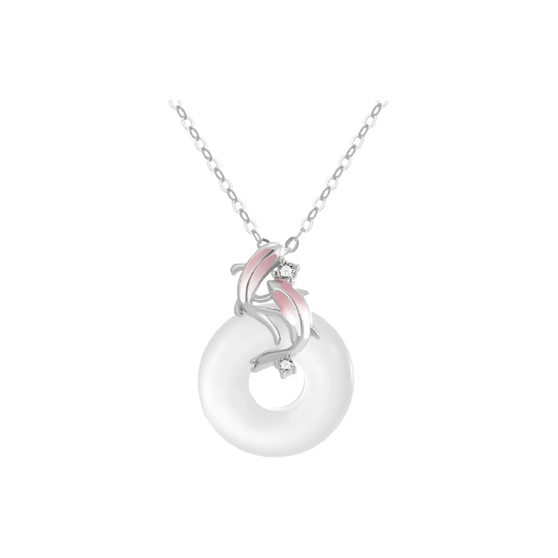 Emerald Dynasty Chalcedony Jade Necklaces Women's