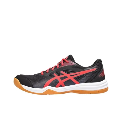 Asics Гель Upcourt 5 Кроссовки для тренировок Низкие Черно-красные Мужские