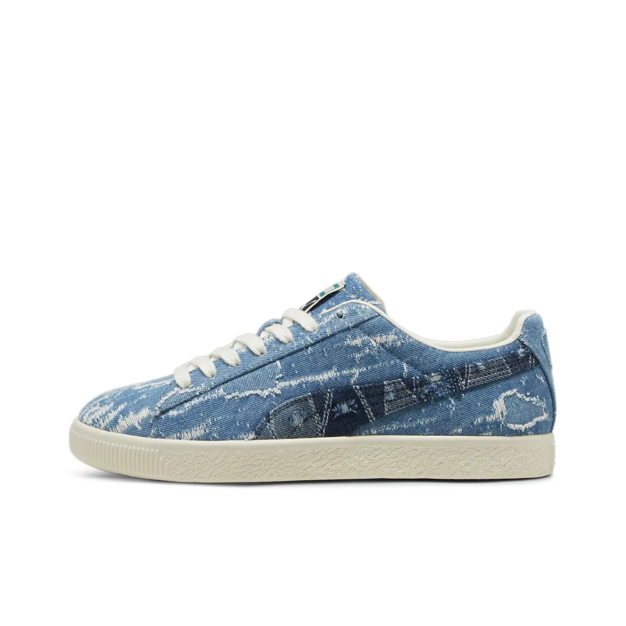 PUMA Clyde Denim 'Teal White'
