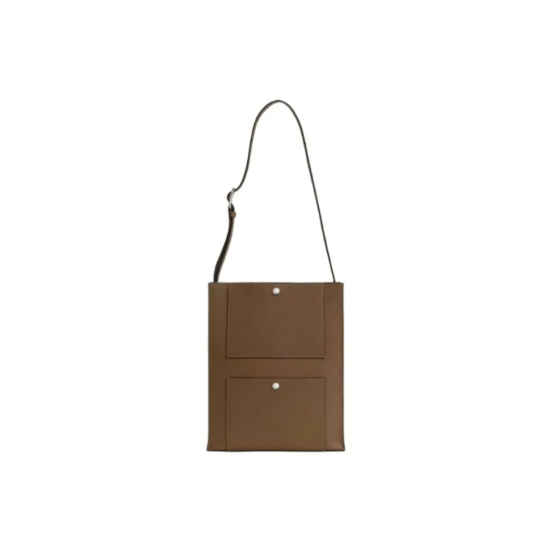 HERMES Cab H Evercolor Calfskin Tote Bag, Shopping Bag, Handbag Men's 6T Toundra Taiga Green & Brown Green