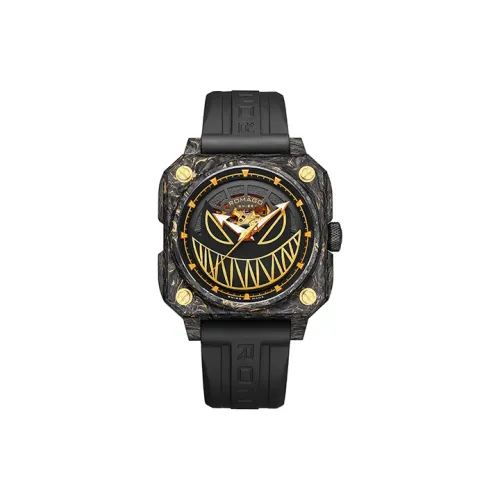 ROMAGO Механический Movement Мужские часы Light Rider Collection, 46,5 мм * 54,5 мм * 15,9 мм, черные