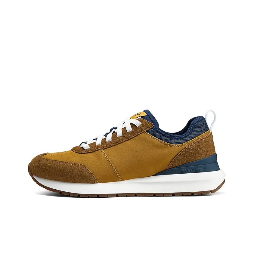 Skechers Амортизация и Дышащие Низкие Кроссовки для Бега Мужские Красный Лист Клена