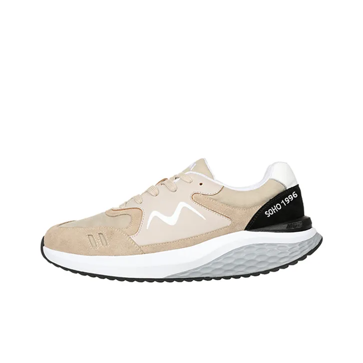 MBT Амортизация Дышащий Увеличение Высоты Низкий Топ Беговые кроссовки Мужской Хаки