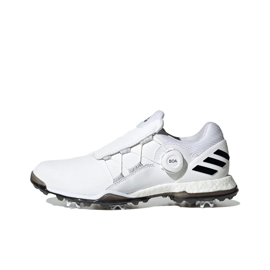 Adidas Powerwrap Амортизирующие шоки Slip-resistant Низкий топ Марафон Беговые кроссовки Женские Серый Белый Черный