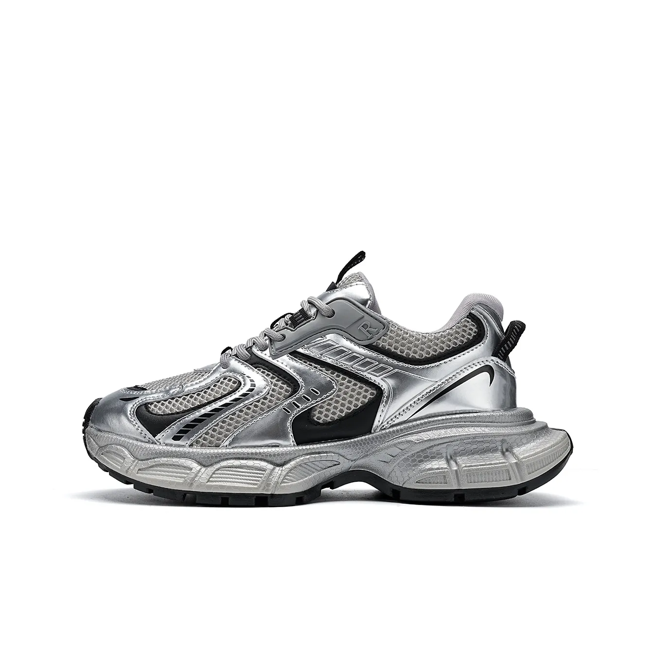 EBLAN Амортизация Износостойкие подошвы Унисекс Серебристо-черный