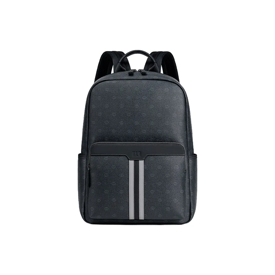 HLA Коровья кожа 14 Дюйм Ноутбук Сумка Рюкзак Стандартный Унисекс Черный