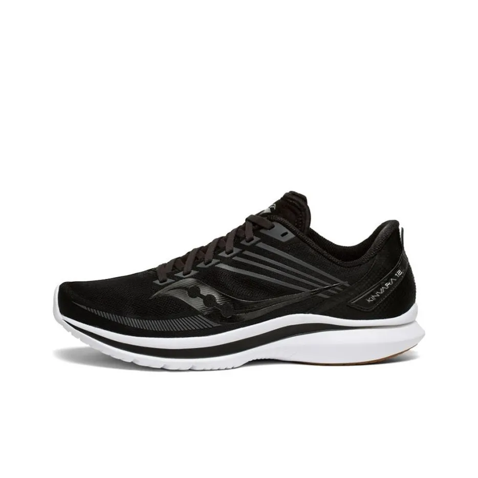 Saucony Kinvara 12 Running Shoes Men Low Top Black/White