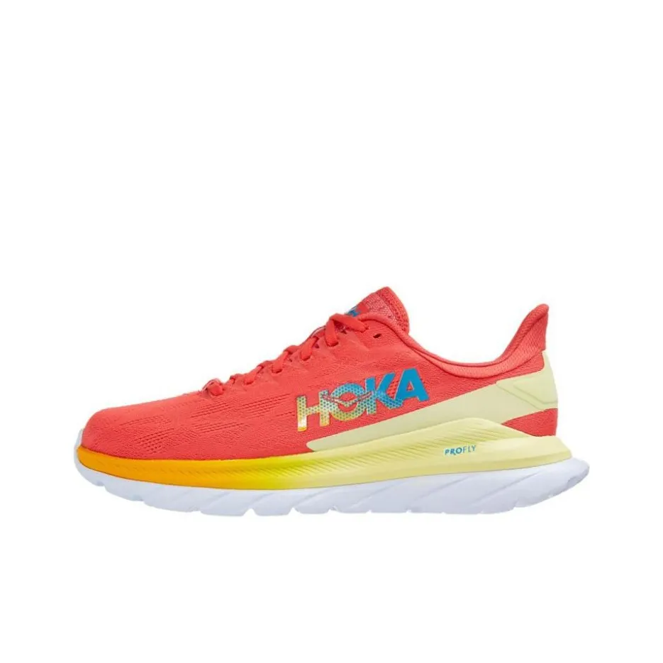 HOKA ONE ONE Mach 4 Hot Coral