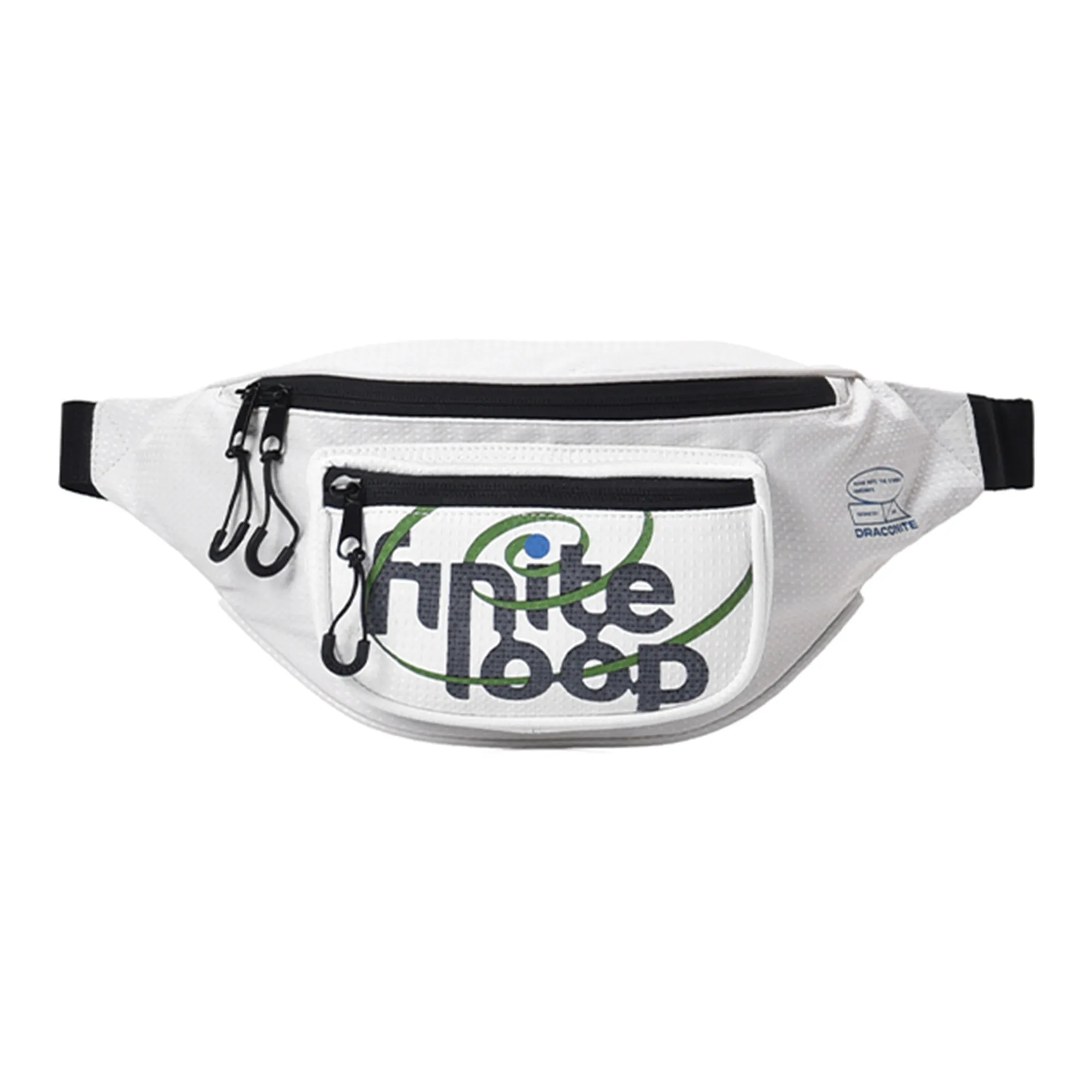 FINITE LOOP Переработанный полиэстер Бананка Сумка через плечо Унисекс Белый