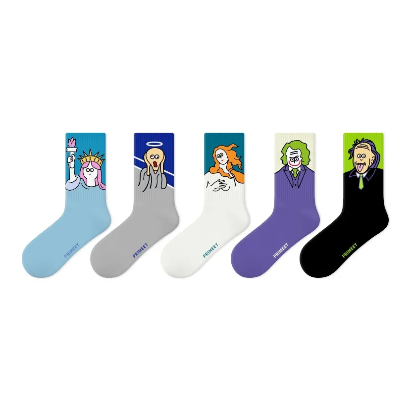 PRIMEET Носки Crew Унисекс упаковка из 5 пар