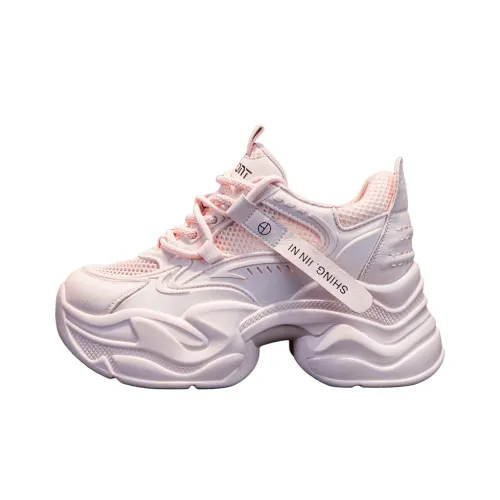 YGK Толстоподошвенные кроссовки Low Top Розовые Женские