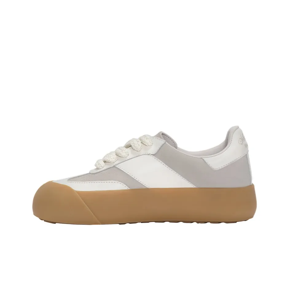 GOOD BAI DUM Low Top Sports Casual Shoes 4cm Unisex Beige