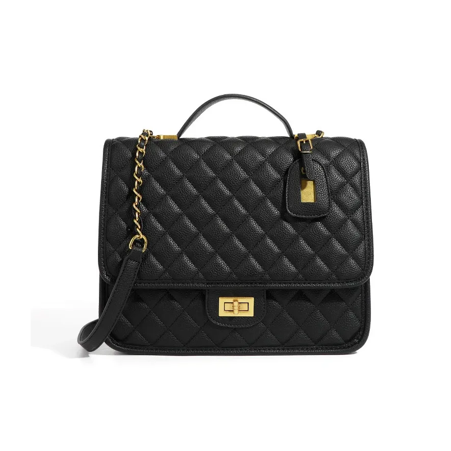 BETTERSAY Microfiber Synthetic Leather Backpack Large Size Women's Caviar Black