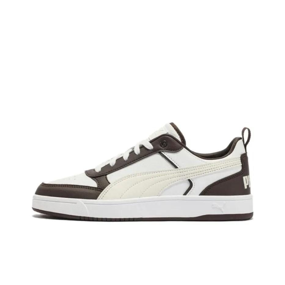 PUMA DRIBBLE Low Top Casual Shoes Unisex White Black