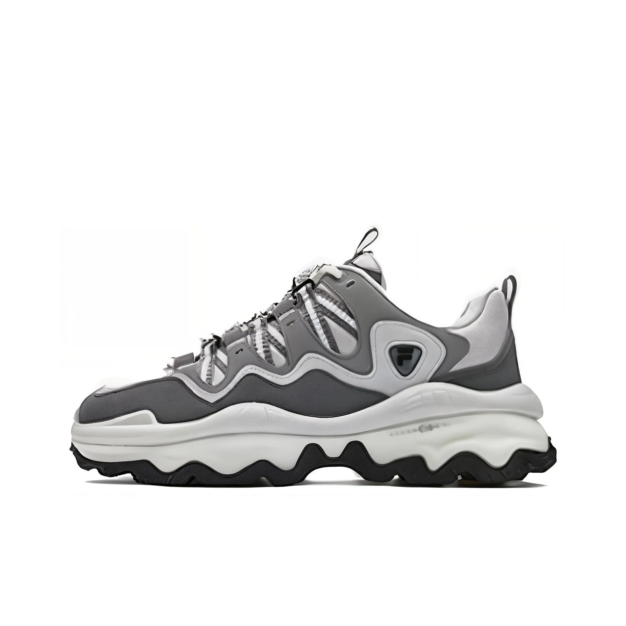 FILA FUSION QD 96 DX Низкий Топ Casual Мужской Темно-Серый