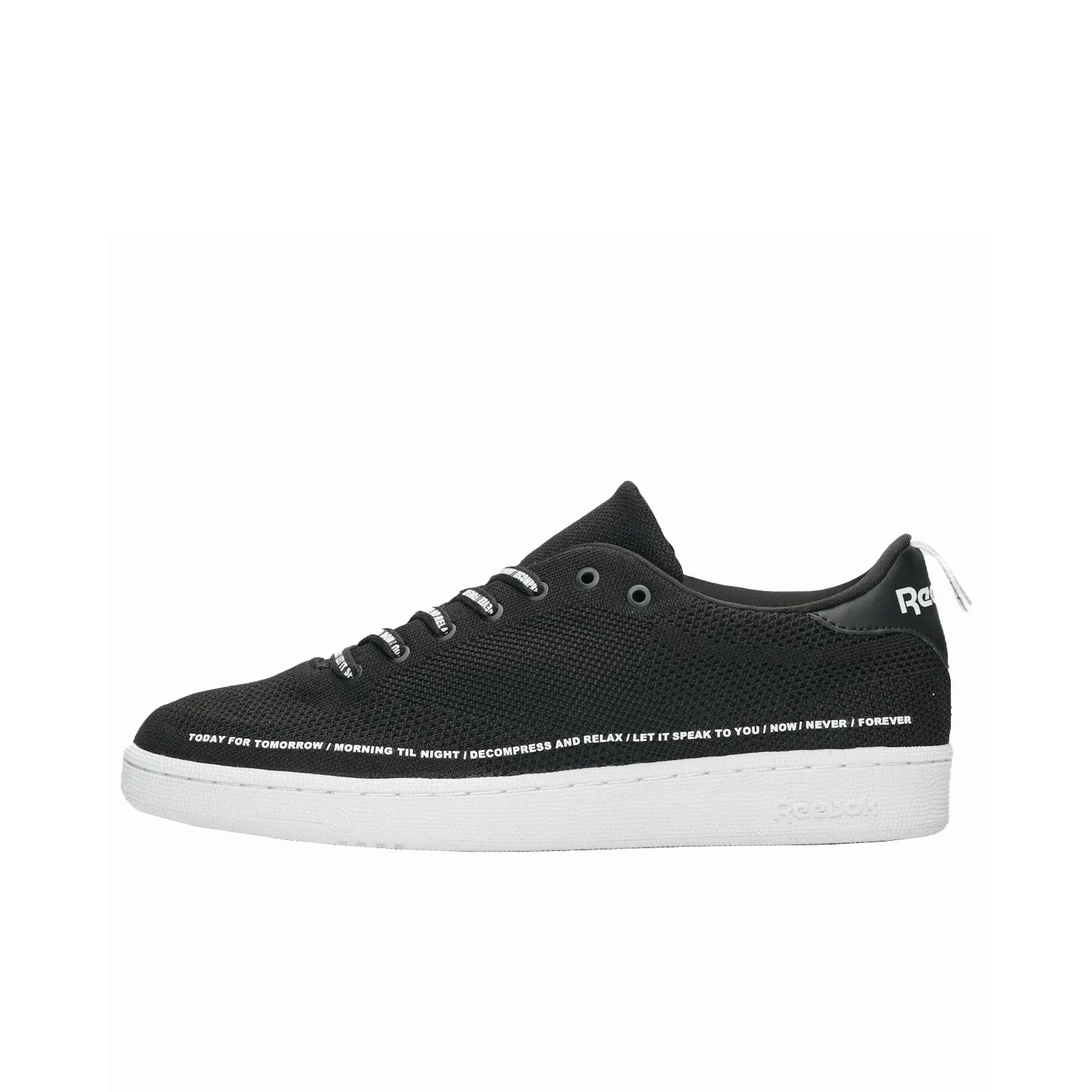 PUBLISH x Reebok Club C Series Ultk Low Top Skateboard Shoes Men's Black White