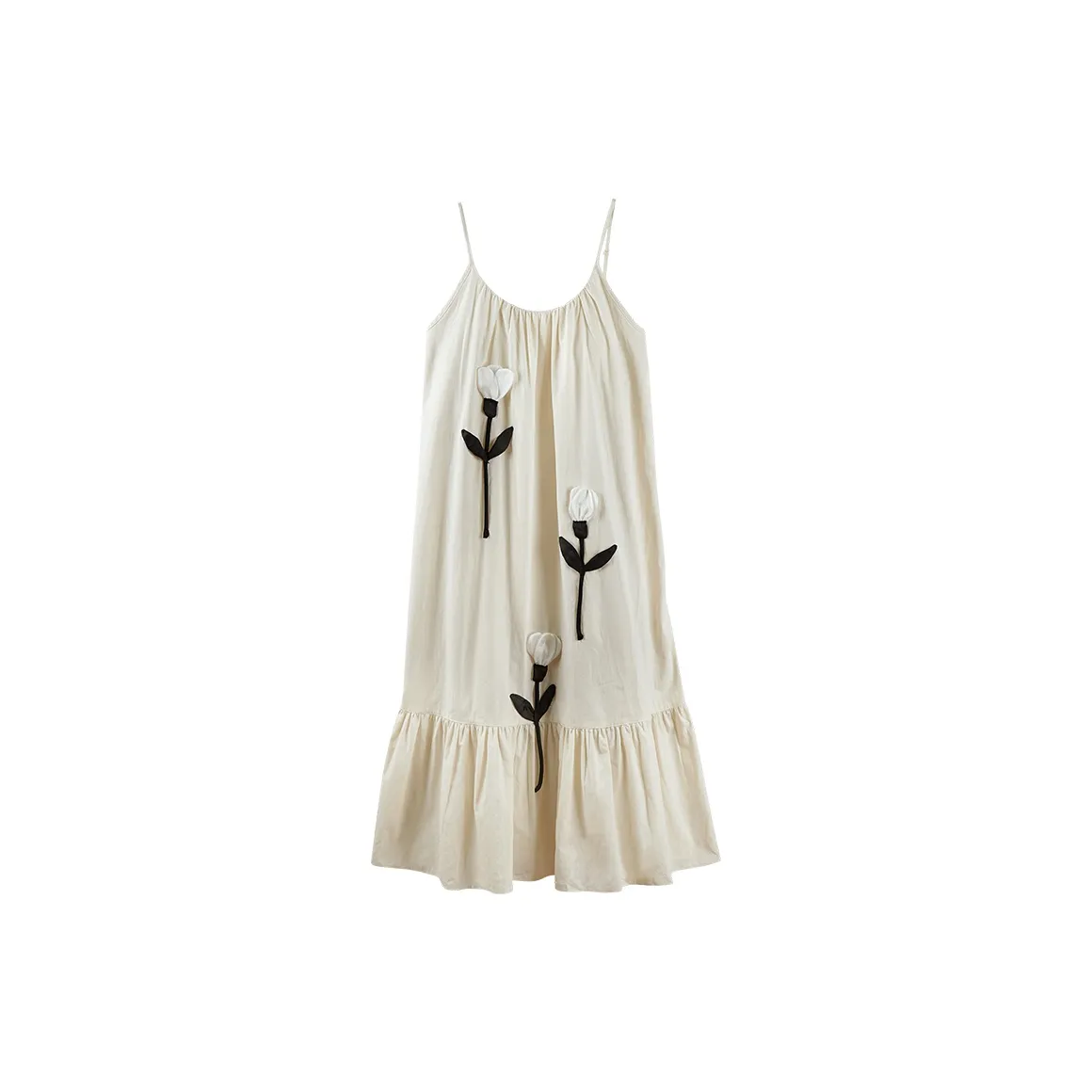 Empowering Words Summer Home Outerwear-Ready Nightgown Women's Apricot