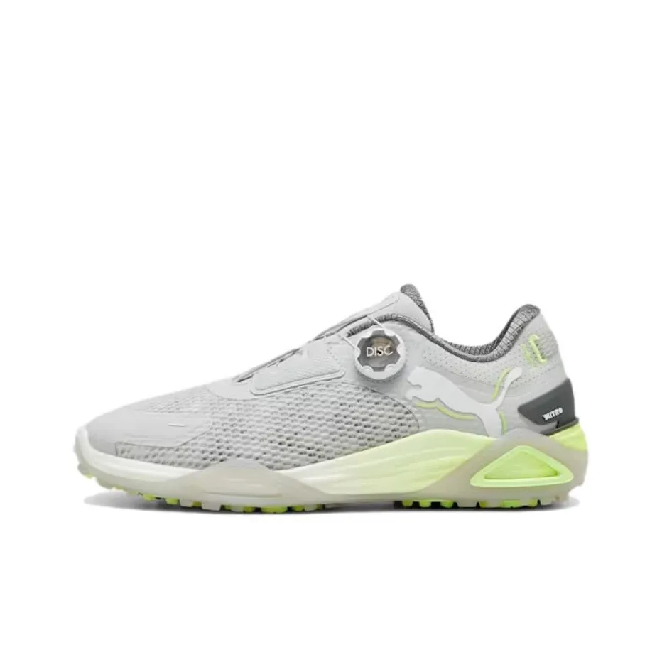 PUMA Shadowcat Nitro Disc Low Top Golf Shoes Men's White Green